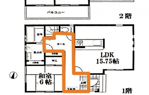 廊下が長い