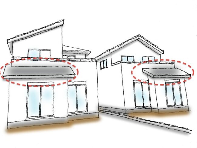 下屋 げや って何 下屋の作り方次第で家の外観はすごく変わるんです 建築士が教える 新築の家を建てる人のための家づくりブログ